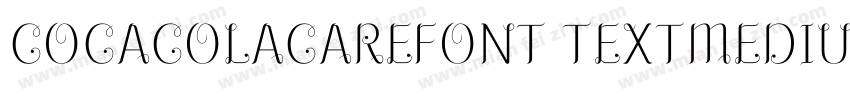 COCACOLACAREFONT TEXTMEDIUM GB1字体转换